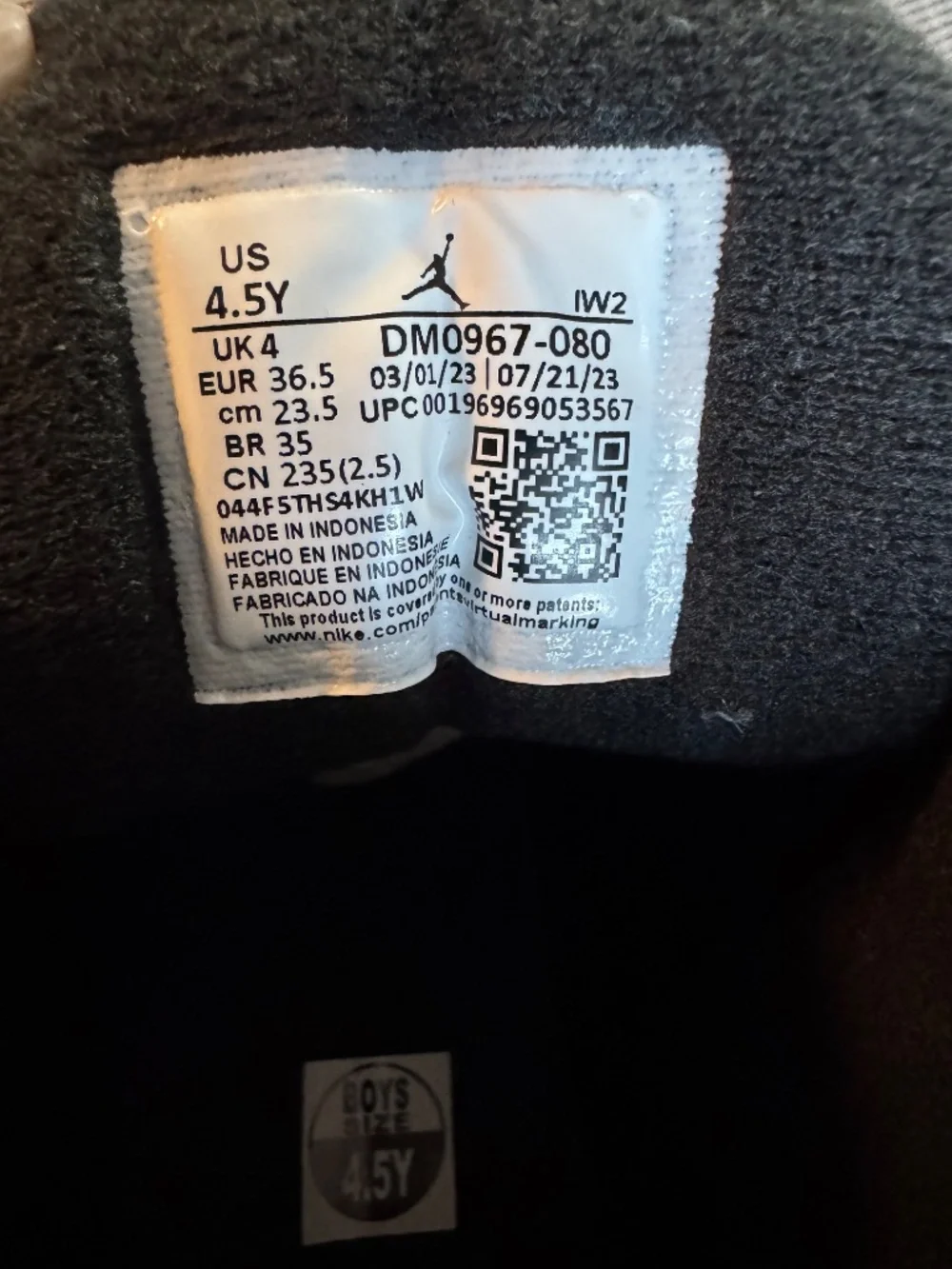 Jordan 3 Retro Fear Pack (2023) (GS)